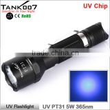 365nm 5W UV light Torch high power UV Torch (TANK007 UV PT 31)