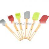 Silicone Spatula Set 450'F Heat-Resistant Baking brush & Spatulas silicon spatula