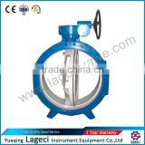 Manual Worm Gear Flange Type Soft Seal Butterfly Valve