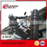 China Advance Tyre For Motorcycle 2.75-17