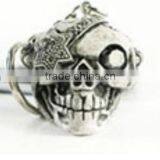 Fashion Creative Fantastic Skull Rubber Keychain