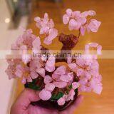 Wholesale Natural Rose Quartz Crystal Tree