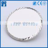 Custom Shinny Silver Diamond Edge Blank Metals Coins thumbnail-1