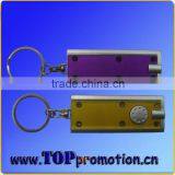 Promotion Plastic Rectangle Led Keychain With Led Light Cheap thumbnail-1