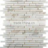 Marble Mosaic Wall Tiles, Stone Mosaic Tiles, Kitchen Backsplash Mosaics(PMBS162)