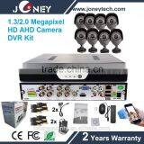 HD 960P 8ch AHD Kit AHD Camera System 8channel AHD DVR Kit