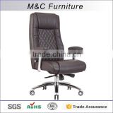 high standard Good quality top leather office chair with spring inside
