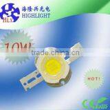Popular 10watt 9-12V Integrated High Power Led 100-110lm/w