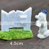 Owl Animal - Hand Sculpted Miniatures Moss Terrarium Accessory Resin Duck Bulldog Graduation Figurines thumbnail-6