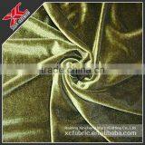 High Quality Soft Dyed Polyester/spandex Velvet Pleuche Fabric