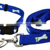 High Quality Adjustable Nylon Dog Collar and Leash Set for Small Medium Pets thumbnail-1