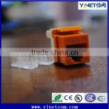 cat6 utp Keystone Jack rj45 female connector with competitive price