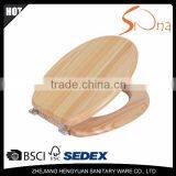 18 Inch Pine Natural Color Toilet Seat thumbnail-1