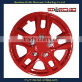 aftermarket 13" 14" 15" plastic red wheel covers
