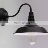 Industrial Metal Wall Lamps In Black thumbnail-2