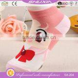 SX-204 Wholesale Cotton Knitted Girl Sock Woman Short Socks Lace Trim Sock Factory Manufacturers thumbnail-4