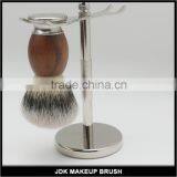 Handmade Synthetic Hair Wooden Handle Men Shaving Brush Beard Brush Shaving Stand thumbnail-2
