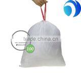 Custom Size Color Material Printing HDPE Drawstring Hard Plastic Bag thumbnail-1