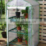 High Quality Mini Portable Plastic CoverM PE Green House Garden 3 Shelves thumbnail-1