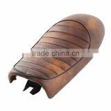 Brown/Black Hump Vintage Saddle Cafe Racer Cushion Seat for Suzuki GS for Yamaha XJ for Honda CB thumbnail-2