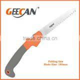 Plastic handle folding pruning saw