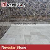 Newstar Cheap Wooden White Straight Vein Marble For Floor Wall Tile USA thumbnail-3