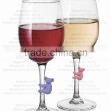 Hot Selling Sticker Silicone Party Drink Wine Glass Markers thumbnail-3