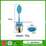 Hot Sale New Design Leaf Shaped Silicone Tea Infuser, Silicone Infusion Tea Bag thumbnail-2