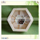 Divided Glass Lid Hexagonal Moon Cake Gift Box thumbnail-4