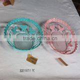 Metal Wire Fruit Plate With Butterfly Lines thumbnail-4