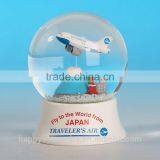 Handmade Resin And Glass Water Ball for Boys, Cool Plane Snowdome thumbnail-1