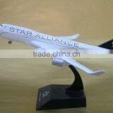 Metal B747 Star Alliance Airplane Model
