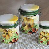 3pcs Canister Set With Decal Printing thumbnail-1