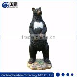 Custom home &amp; garden fiberglass black bear statue