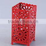 Home Decoration Candlestick/hollow Out Design Iron+Glass Candle Holder thumbnail-6