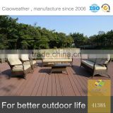 outdoor patio furniture rattan sofa set for hotel and garden