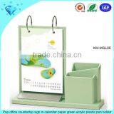 New Design Acrylic Calendar Pen Holder and Photo Frame Display Stand thumbnail-5