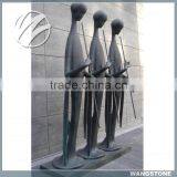 Modern Bronze Children Garden Sculptures thumbnail-3