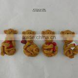Resin Imitation Wood Effect Monkey Statues thumbnail-6