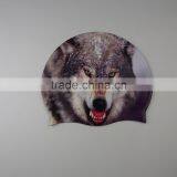 2016 Full Color Print Colorful Silicone Swimming Cap thumbnail-6