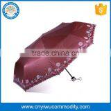 2017 New Design Large Flower Print Double Layer Wind Proof Auto Open Straight Umbrella Rain Umbrella thumbnail-1