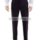 Men's Cotton Plain Front Straight Leg Dress Pants thumbnail-4