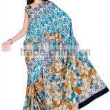 Submissive Multi Color Satin Silk Saree/saree Printing Machine/Saree thumbnail-2