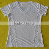 Quality Assured Short Sleeve Running Shirt , Running T-shirt 100 % Polyester thumbnail-2