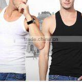Latest Design Fashion Gym Wholesale 100 Cotton Blank Mens Tank Top, Custom Tank Top thumbnail-4