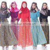 Chiffon Full Length Muslim Long Sleeve Maxi Dress thumbnail-1