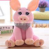 Wholesale Baby Soothing Toys Soft Plush Music Sining Animal Rabbit and Elephant Toy thumbnail-2