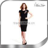 Maxnegio Lace Sleeve Waist-controlled Bodycon Girls Short Prom Dresses thumbnail-1