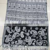 2016 Fashion Stylish Women Russian Classic Jacquard Paisley Floral Viscose Shawl thumbnail-1