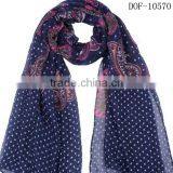Fashion New Shawl With Printing Dot&flower STOCK! thumbnail-1